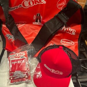 Coca Cola Share-A-Coke Limited Edition Prize Pack - Hat, Tote, Braceletes, Etc